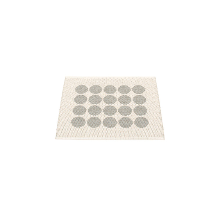 Pappelina matta Fia Warm grey · Vanilla 70x60 cm