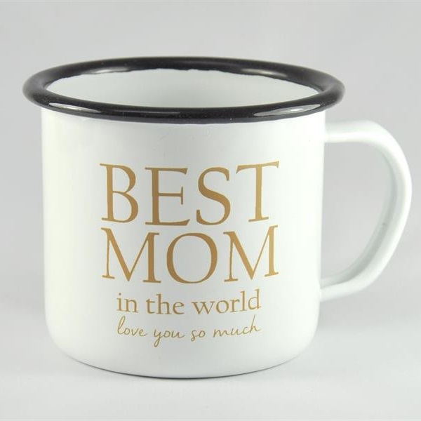 Mellow Design emaljmugg Best Mom