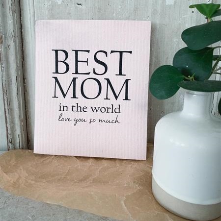 Mellow Design disktrasa "Best Mom" rosa