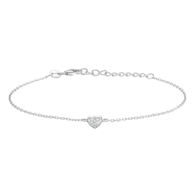 Joanli Nor armband Alma heart silver