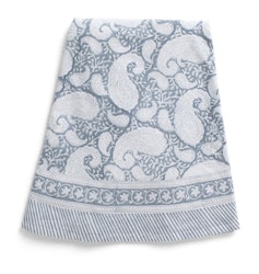 Chamois Big Paisley® rund duk Cashmere Blue