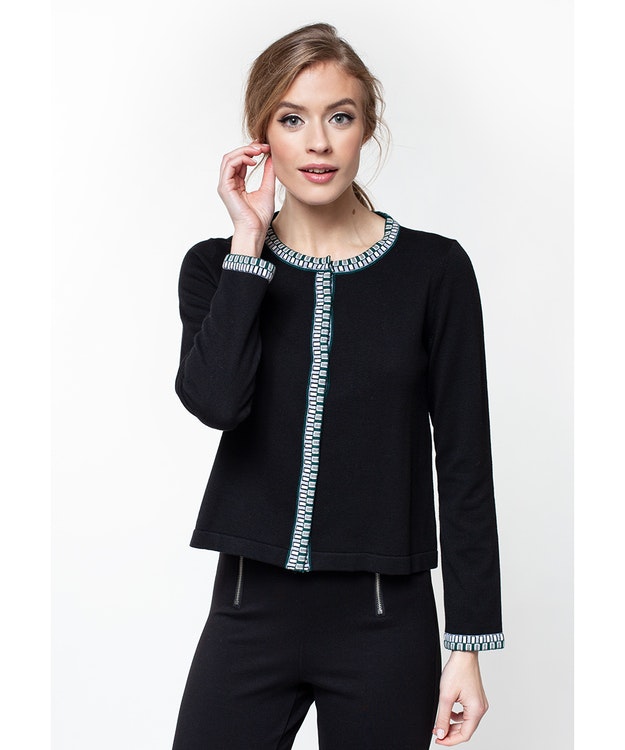 Jumperfabriken Ingalill cardigan black