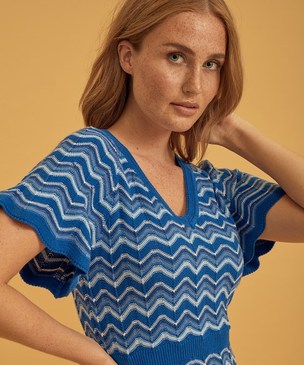 Jumperfabriken Polly dress blue