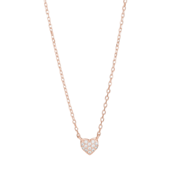 Joanli Nor halsband Alma heart rosé