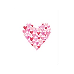 Nobhilldesigners litet kort Hjärta rosa