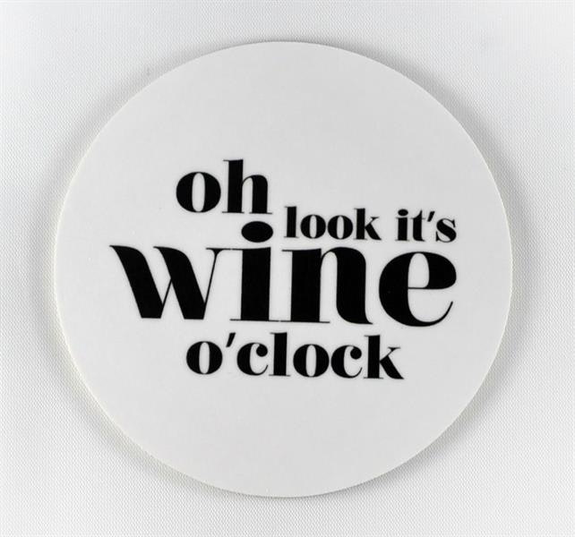 Mellow Design glasunderlägg Wine o'clock