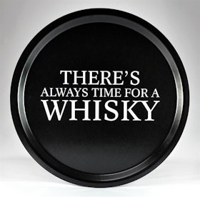 Mellow Design rund bricka Always time for a whisky
