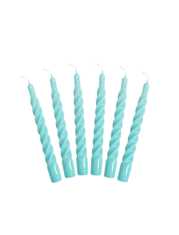 Candles with a Twist Light blue