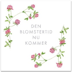 Nobhilldesigners kort med kuvert Blomstertid