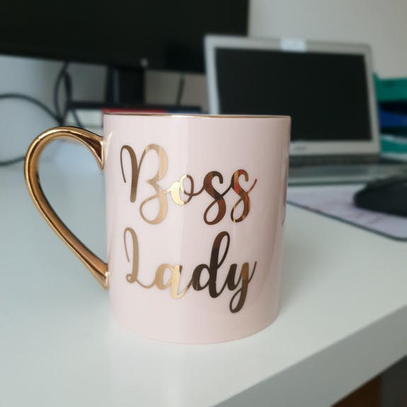 Coffee Lover Mugg Boss Lady rosa