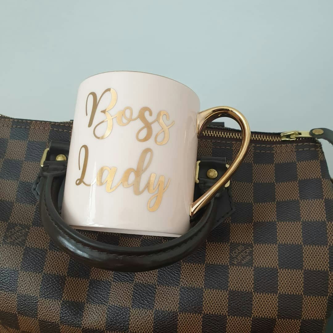 Coffee Lover Mugg Boss Lady rosa