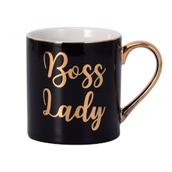 Coffee Lover Mugg Boss Lady svart