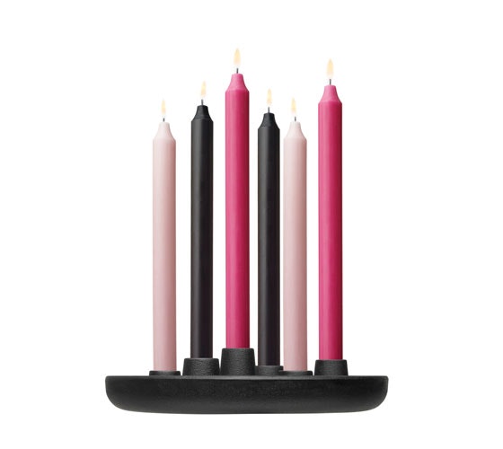 Iittala Allas ljusstake svart