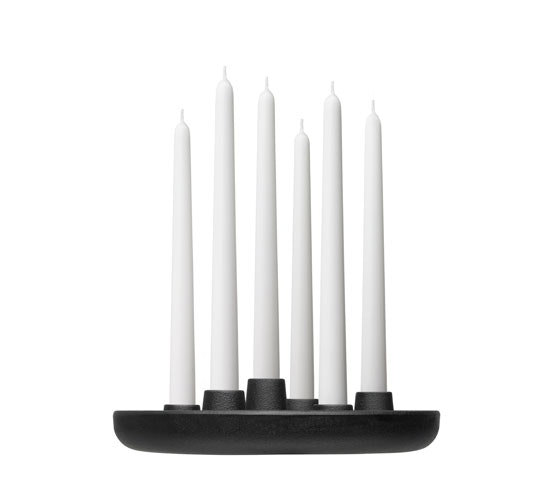 Iittala Allas ljusstake svart