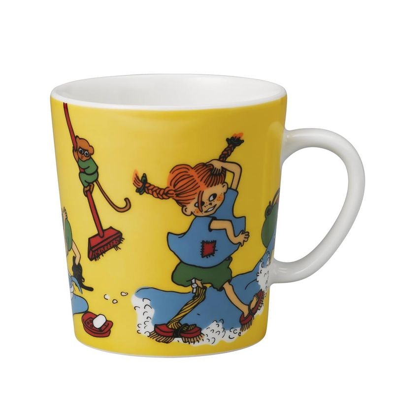 Rörstrand Pippi mugg 30 cl gul