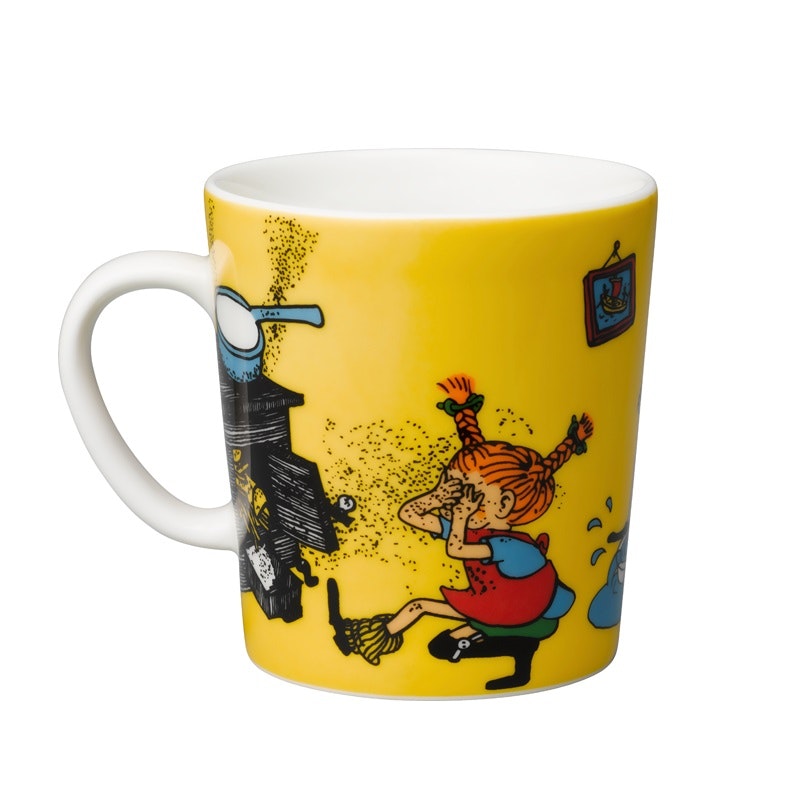 Rörstrand Pippi mugg 30 cl gul