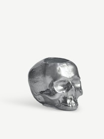 Kosta Boda Still Life Skull ljuslykta silver