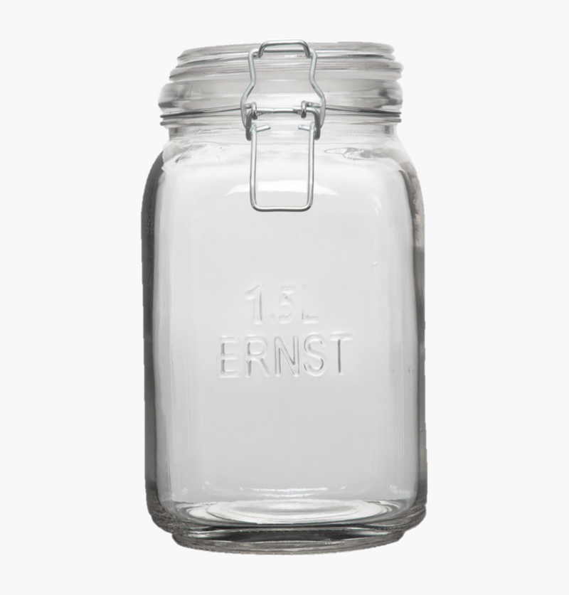 ERNST förvaringsburk glas 1,5 liter