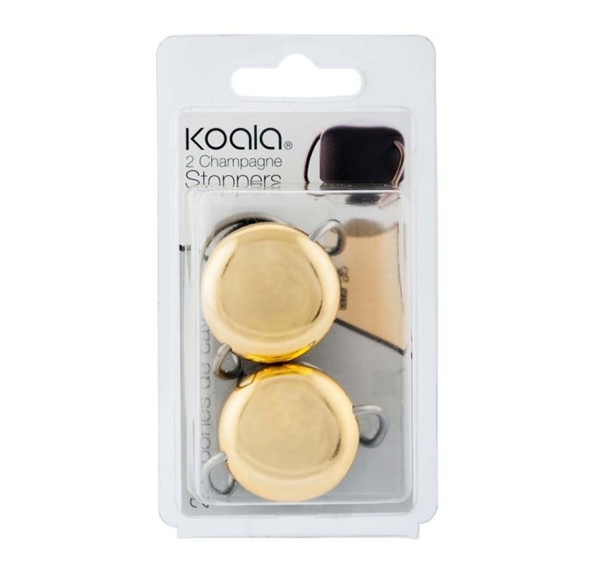 KOALA Champagne stopper 2-pack guld