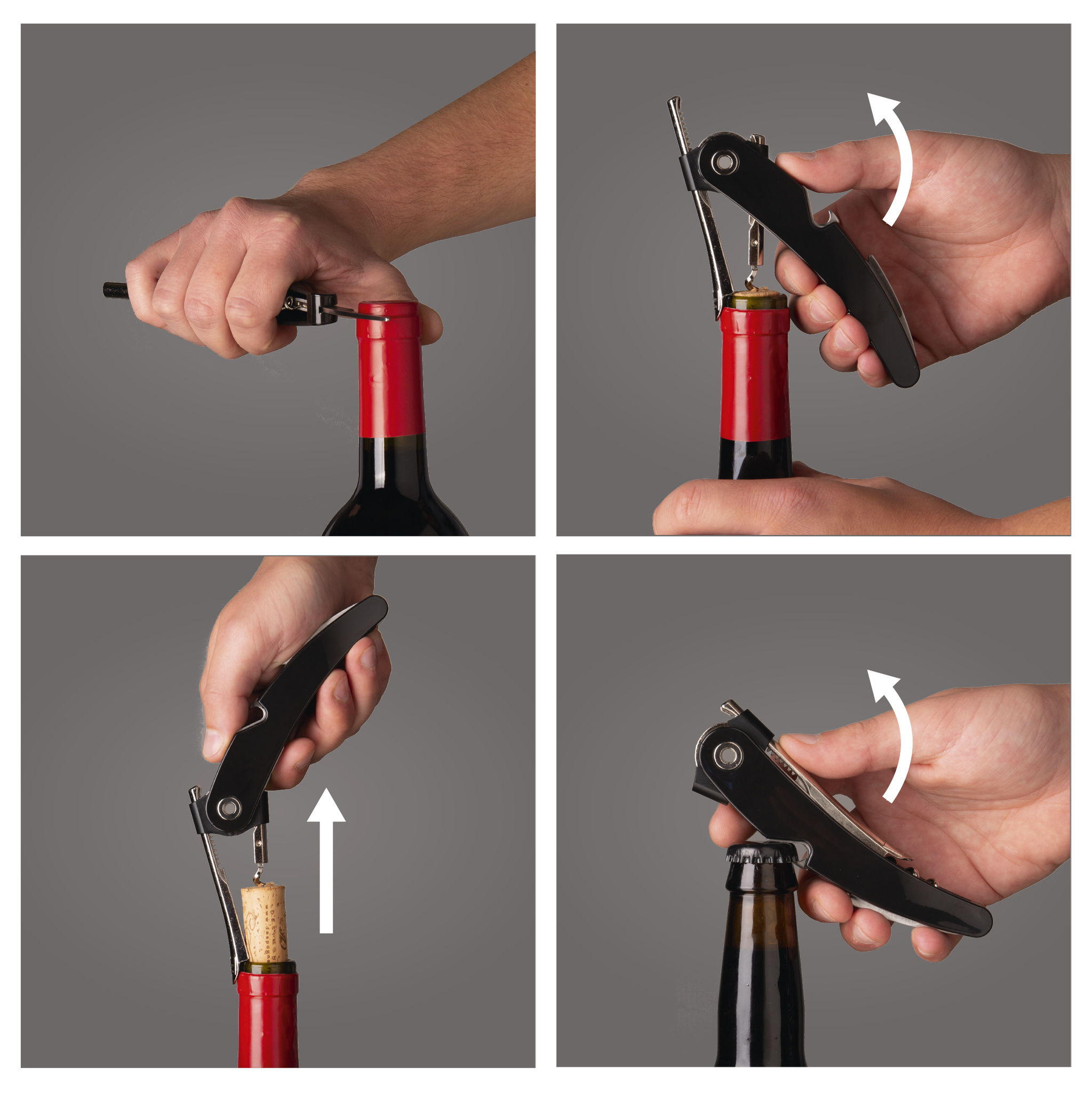 Vacu Vin Single Pull Corkscrew