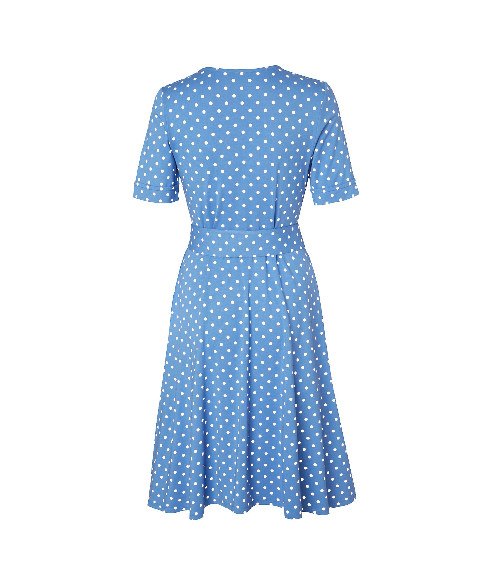 Jumperfabriken Celia Dot SS dress light blue