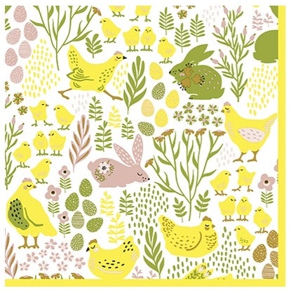 Bunnies & Chicks pappersservett