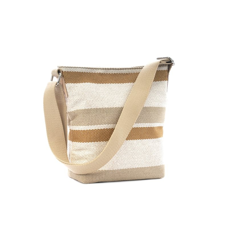 Ceannis Small Shoulder bag Striped yellow