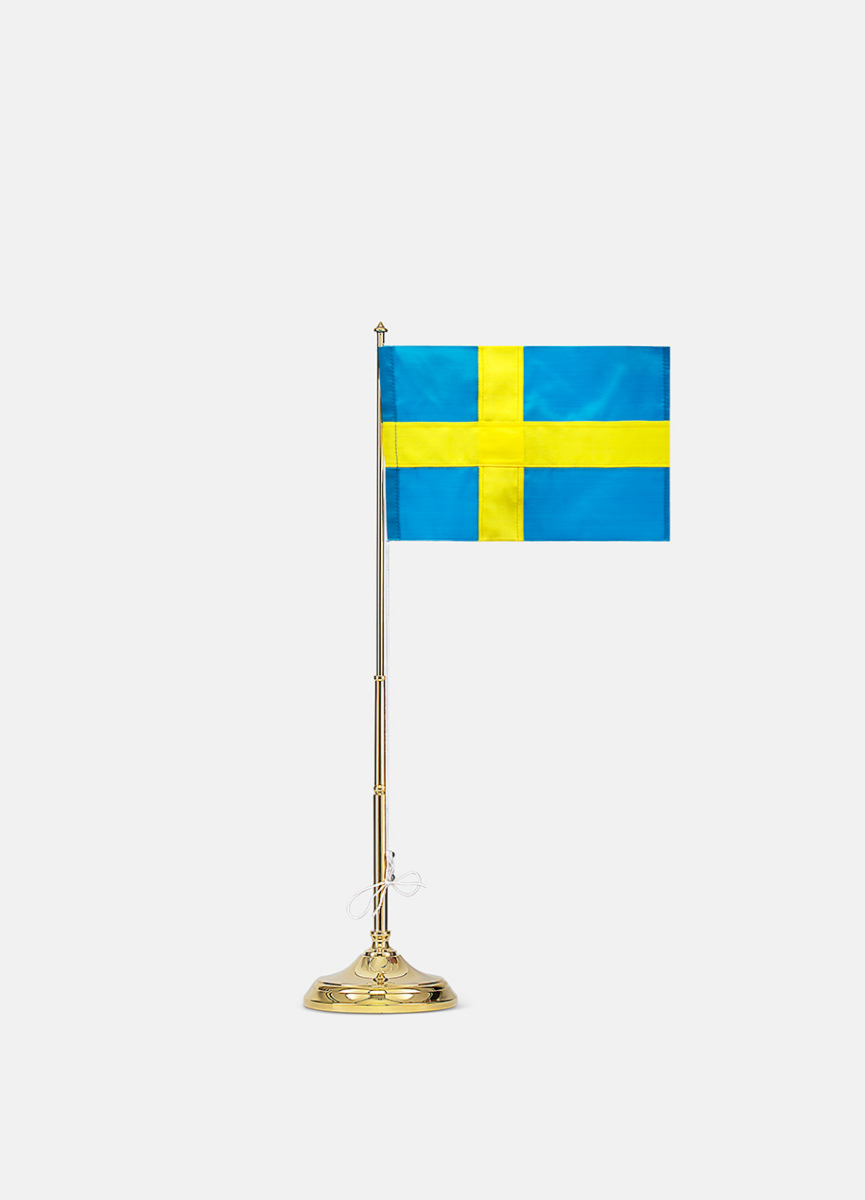 Skultuna Klassisk flaggstång Svenska flaggan