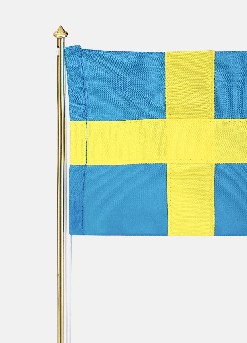 Skultuna Klassisk flaggstång Svenska flaggan