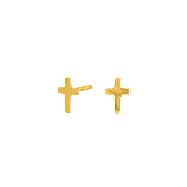 Nordahl Jewellery örhängen Cross guld