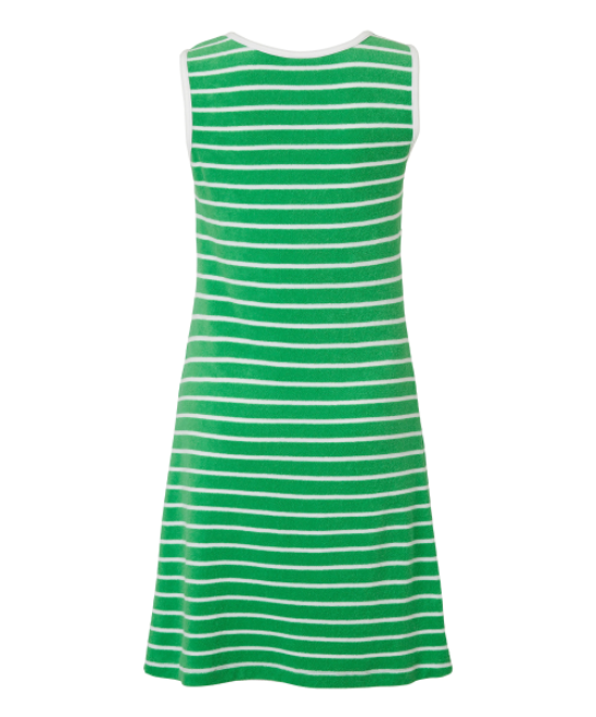 Jumperfabriken Deborah stripe dress green