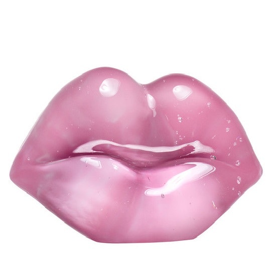 Kosta Boda Make Up Hot Lips pearl pink