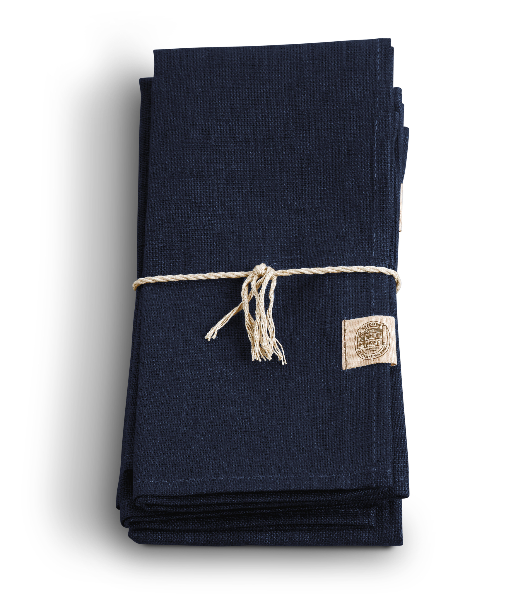 Lovely Linen Classic tygservett 4-pack dark blue