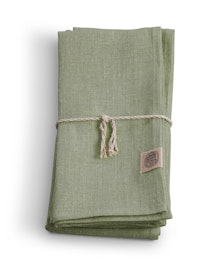 Lovely Linen Classic tygservett 4-pack sage
