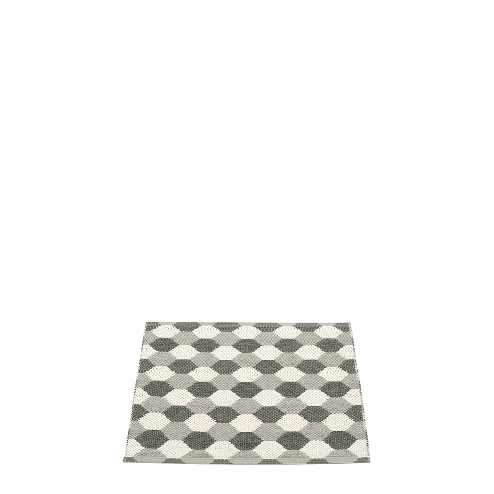 Pappelina matta Dana Warm Grey · Charcoal · Vanilla 70x60 cm