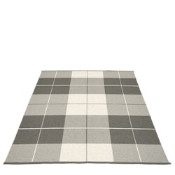 Pappelina matta Ed Charcoal · Warm grey · Vanilla 180x260 cm