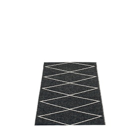 Pappelina matta Max Black · Vanilla 70x100 cm