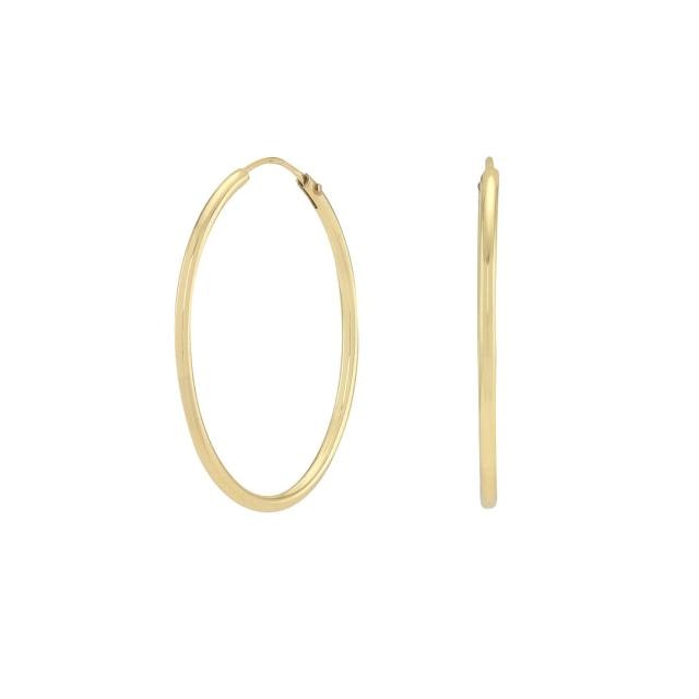 Nordahl Jewellery örhängen hoops 30mm guld