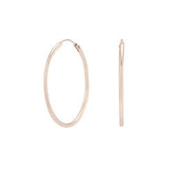 Nordahl Jewellery Hoops rosa guld