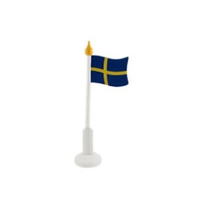 Flaggstång Svenska flaggan liten