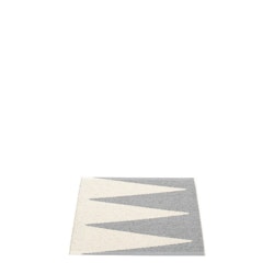 Pappelina matta Vivi Grey · Vanilla 70x60 cm