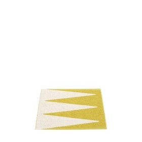 Pappelina matta Vivi Mustard · Vanilla 70x60 cm