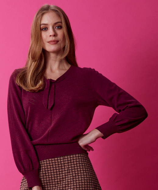 Jumperfabriken Alexandra jumper wine