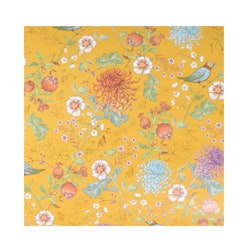 Presentpapper Aster flower mustard