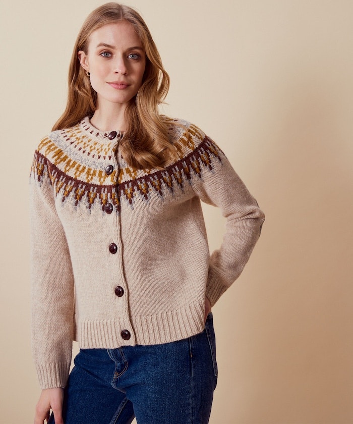 Jumperfabriken Joelle cardigan beige