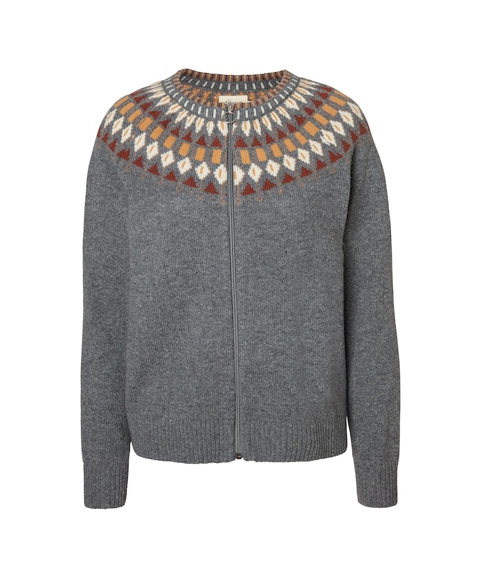 Jumperfabriken Michelle cardigan dark grey