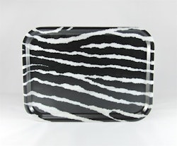 Mellow Design liten bricka zebra