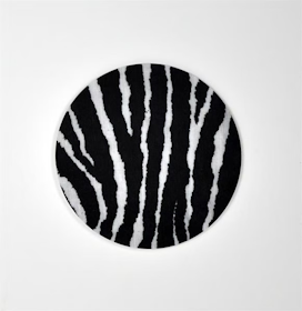 Mellow Design glasunderlägg zebra