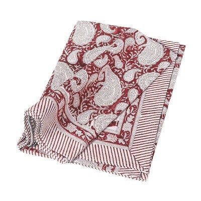 Chamois Big Paisley® duk Red