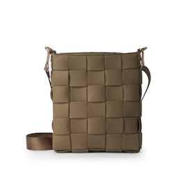 Ceannis Braided strap bag taupe